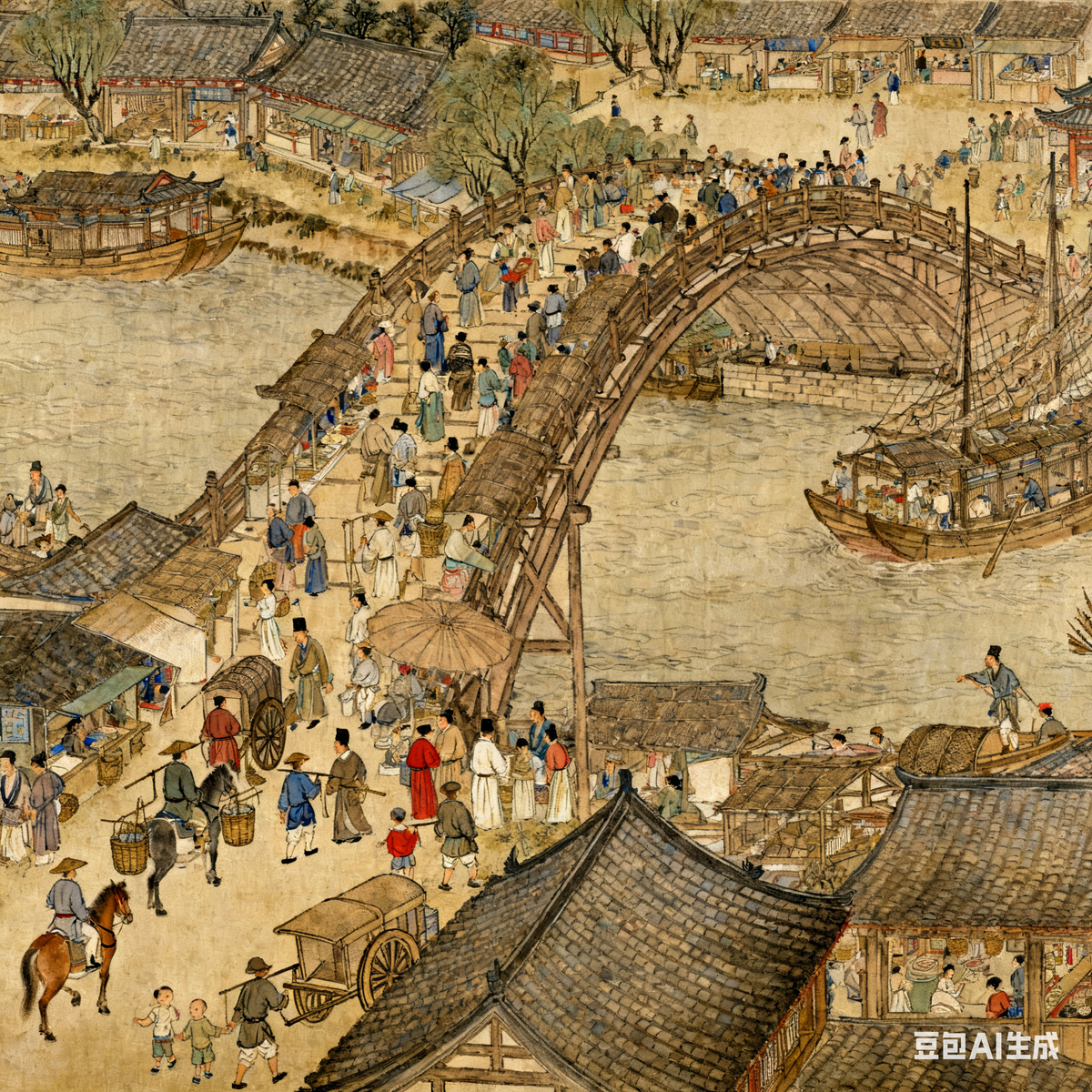Cerita di Balik Di Sepanjang Sungai pada Festival Qingming — 清明上河图